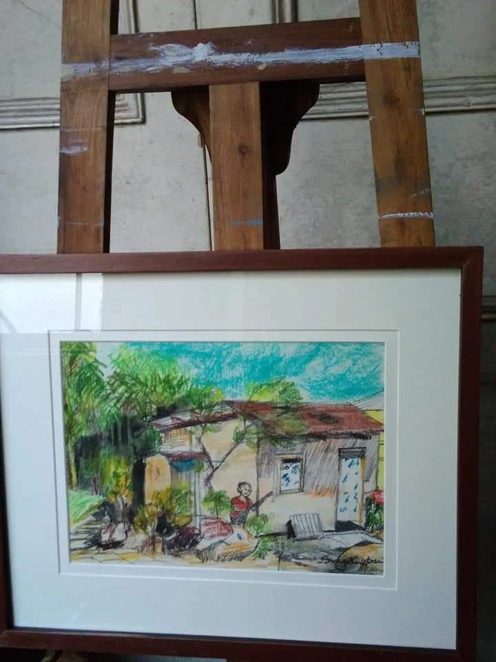 Portrait painting by Swagata Bose